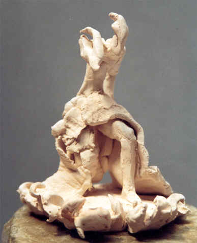 Danse, Figurine N° 2, terre cuite, copyright D. Aliquot (ADAGP)