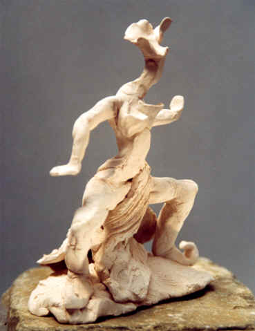 Danse, Figurine N° 5, terre cuite, copyright D. Aliquot (ADAGP)