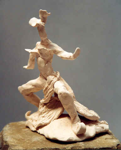 Danse, Figurine N° 3, terre cuite, copyright D. Aliquot (ADAGP)