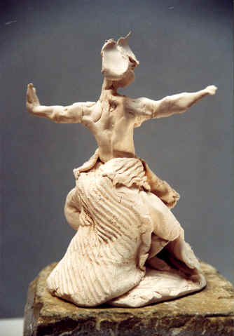 Danse, Figurine N° 6, terre cuite, copyright D. Aliquot (ADAGP)