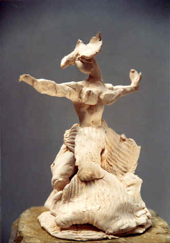 Danse, Figurine N° 6, terre cuite, copyright D. Aliquot (ADAGP)