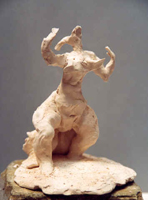 Danse, Figurine N° 7, terre cuite, copyright D. Aliquot (ADAGP)