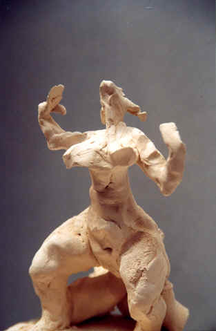 Danse, Figurine N° 7, terre cuite, copyright D. Aliquot (ADAGP)