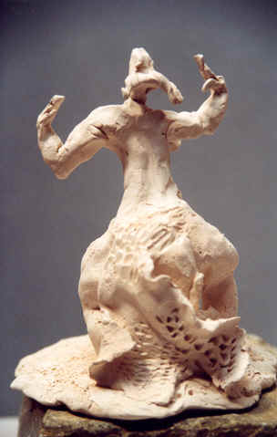 Danse, Figurine N° 7, terre cuite, copyright D. Aliquot (ADAGP)