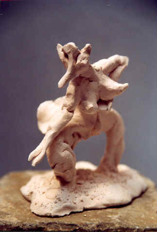 Danse, Figurine N° 9, terre cuite, copyright D. Aliquot (ADAGP)