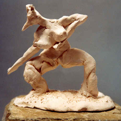 Danse, Figurine N° 9, terre cuite, copyright D. Aliquot (ADAGP)