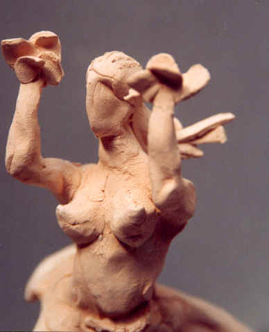 Danse, Figurine N° 10, terre cuite, copyright D. Aliquot (ADAGP)