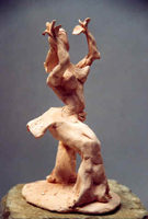 Danse, Figurine N° 10, terre cuite, copyright D. Aliquot (ADAGP)