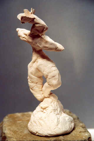 Danse, Figurine N° 12, terre cuite, copyright D. Aliquot (ADAGP)