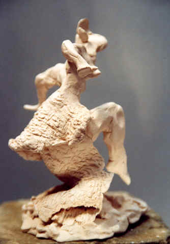 Danse, Figurine N° 13, terre cuite, copyright D. Aliquot (ADAGP)