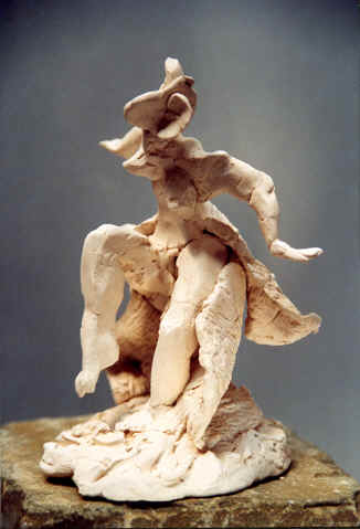 Danse, Figurine N° 13, terre cuite, copyright D. Aliquot (ADAGP)