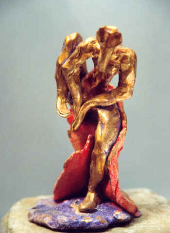 Danse, Figurine N° 15, terre cuite, copyright D. Aliquot (ADAGP)