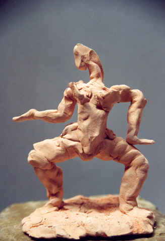 Danse, Figurine N° 16, terre cuite, copyright D. Aliquot (ADAGP)