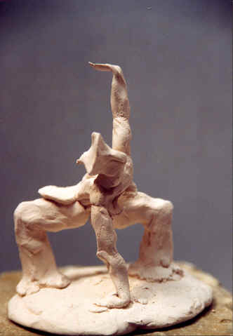 Danse, Figurine N° 18, terre cuite, copyright D. Aliquot (ADAGP)