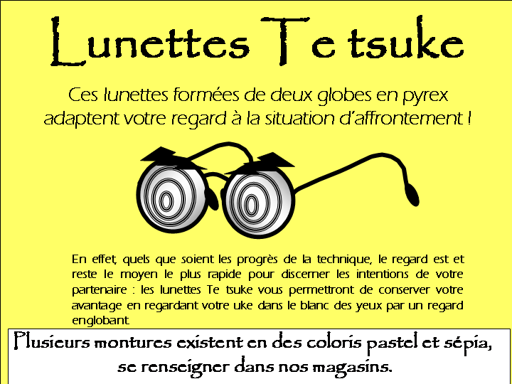 Aïki-Lunettes Te Tsuke